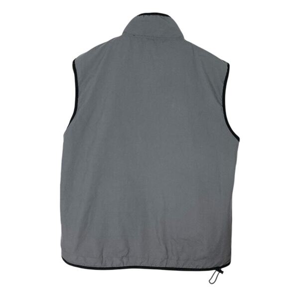 LE SHARK Vest Jacket L Reversible 2-IN-1 Windbreaker Waterproof Logo Black Grey - Picture 4 of 12